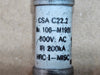 BRUSH 10CIF06 10A 600VAC HRC I-MISC Current-Limiting Offset-Blade Fuse