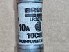 BRUSH 10CIF06 10A 600VAC HRC I-MISC Current-Limiting Offset-Blade Fuse