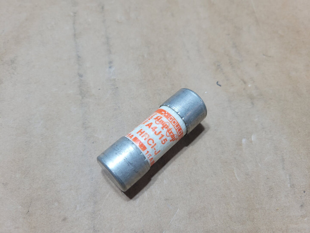 GOULD SHAWMUT 15 Amp, 600 Volt, Class J Fast Acting Fuse A4J15