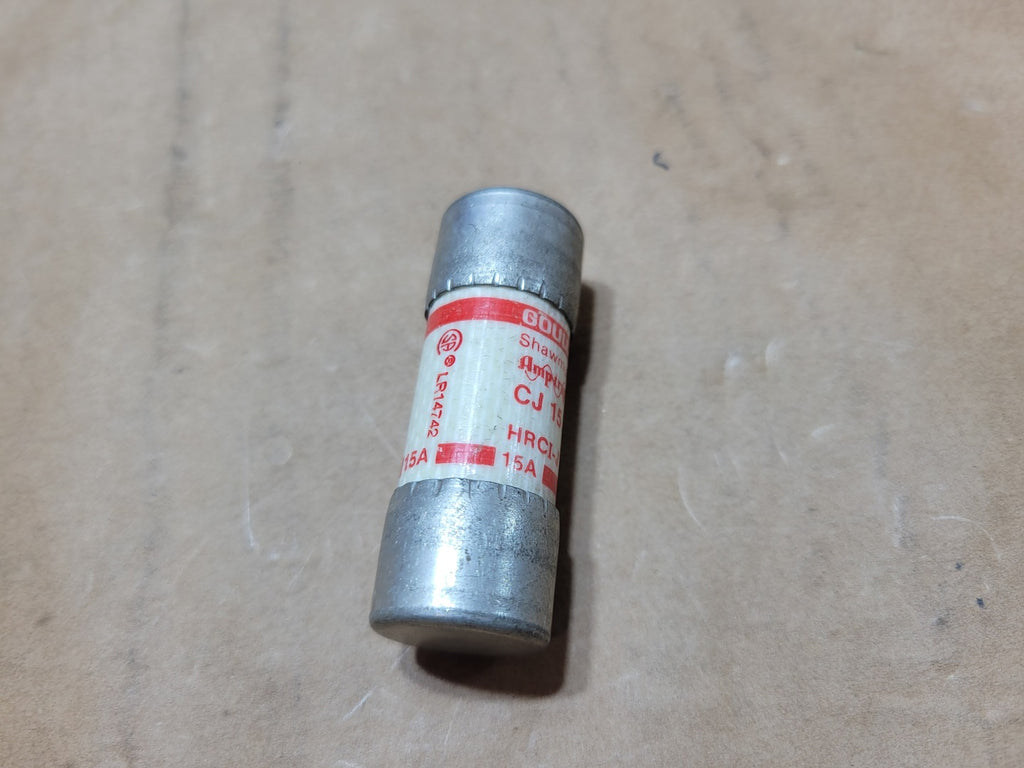 GOULD SHAWMUT 15 Amp 600 Volt Amptrap Class J Fuse CJ15