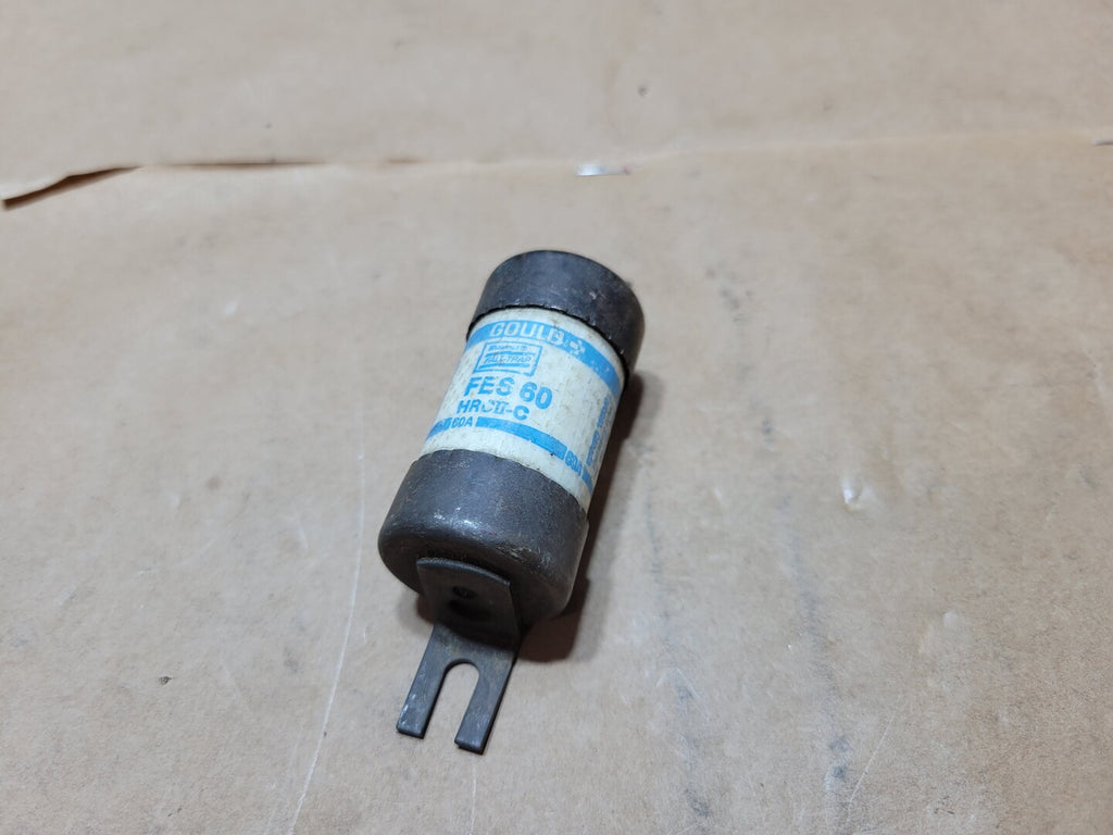 GOULD SHAWMUT 60 Amps, 600 Volts, Class C Fast Acting Fuse FES60