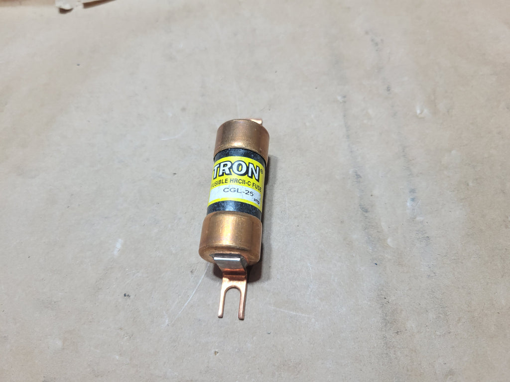 TRON CGL-25 25A 600VAC HRCII-C Class C Current-Limiting Fuse