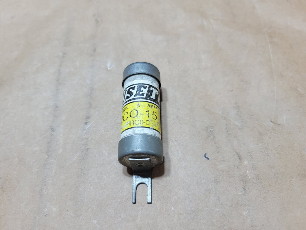 FUSETEK 2CO-15 HRCII-C Fuse 15A 600VAC 250VDC Bolt-In
