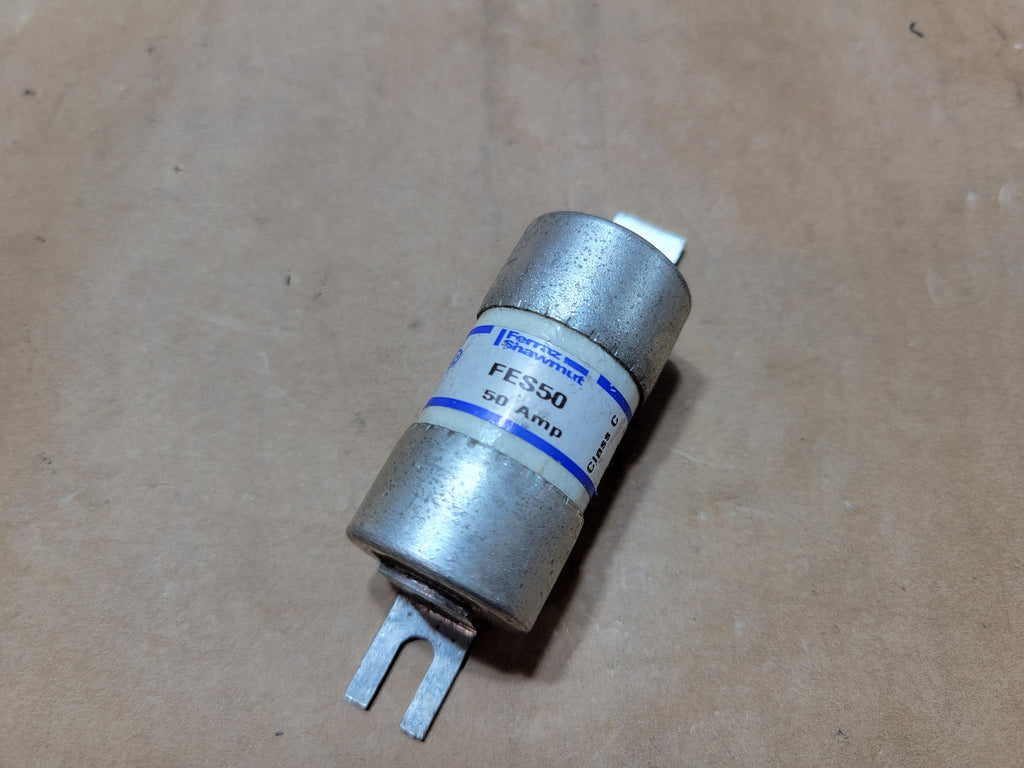 FERRAZ SHAWMUT 50 Amps, 600 Volts, Class C Fast Acting Fuse FES50