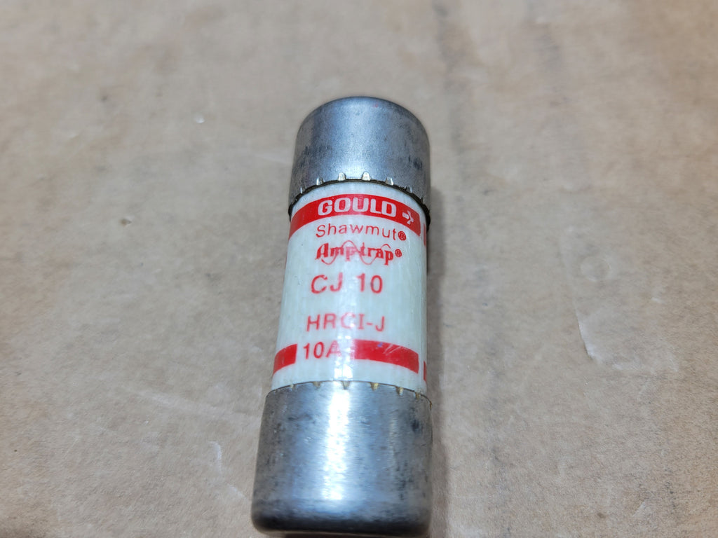 GOULD SHAWMUT 10 Amps, 600 Volts, Class J Fast Acting Fuse CJ10