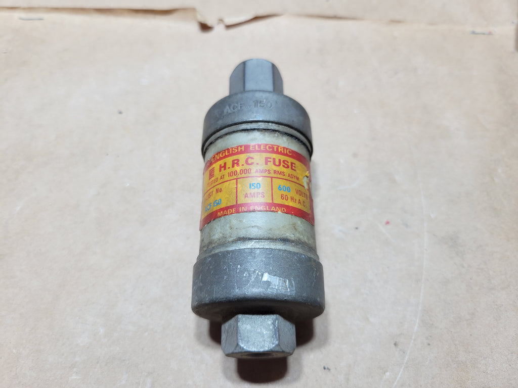 ENGLISH ELECTRIC 150 Amps, 600 Volts, HRC Fuse ACF150