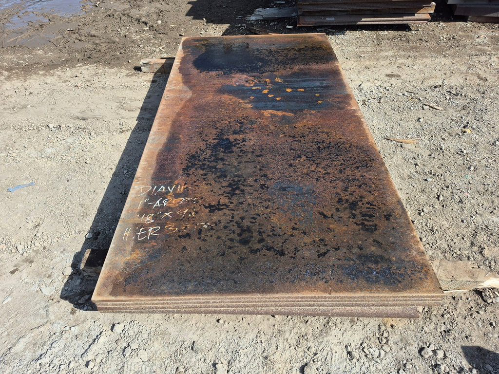 1" x 4' x 8' Steel Plate AR500