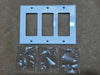 LEVITON 3-Gang Decora/GFCI Device Wallplate 80411-NW (Box of 10)