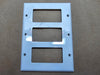 LEVITON 3-Gang Decora/GFCI Device Wallplate 80411-NW (Box of 10)