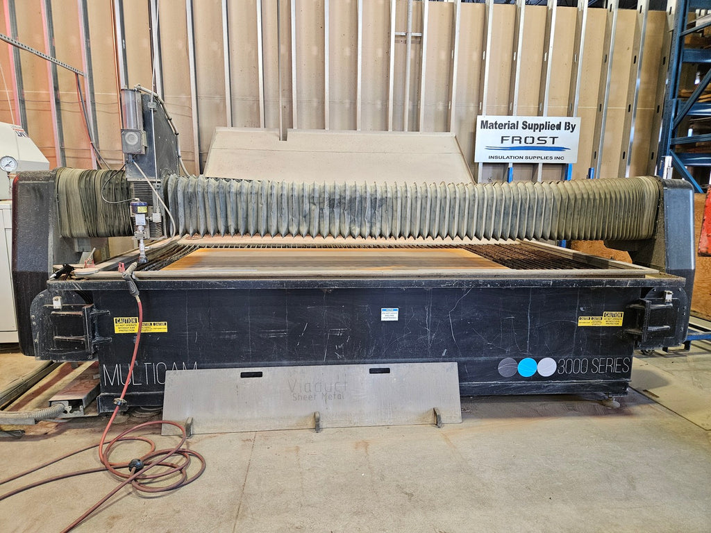 MULTICAM 3000 Series CNC Waterjet, 5' x 10' Table w/ KMT NEO 50 HP, 60,000 PSI Pump