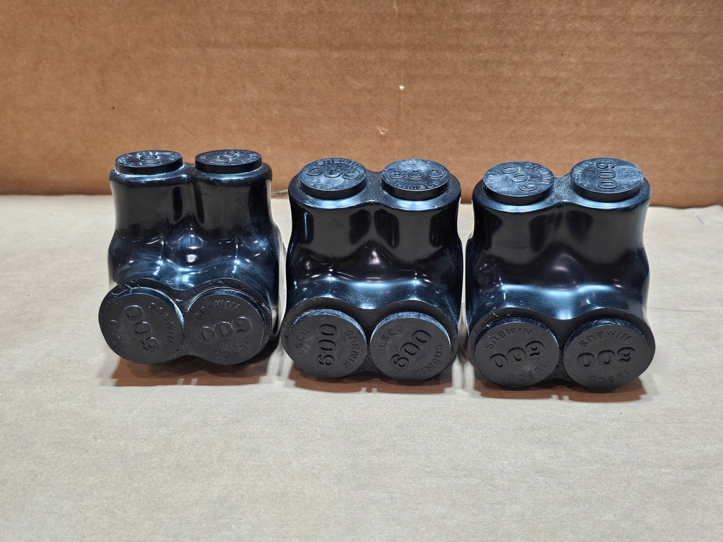 ILSCO PBTD-2-500 Nimbus 600 kcmil-4 AWG 600V 2-Port Multi-Tap Connectors (Lot of 3)