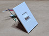 LUTRON Single-Pole Slide LED/Ballast Dimmer Control NTSTV-DV-WH