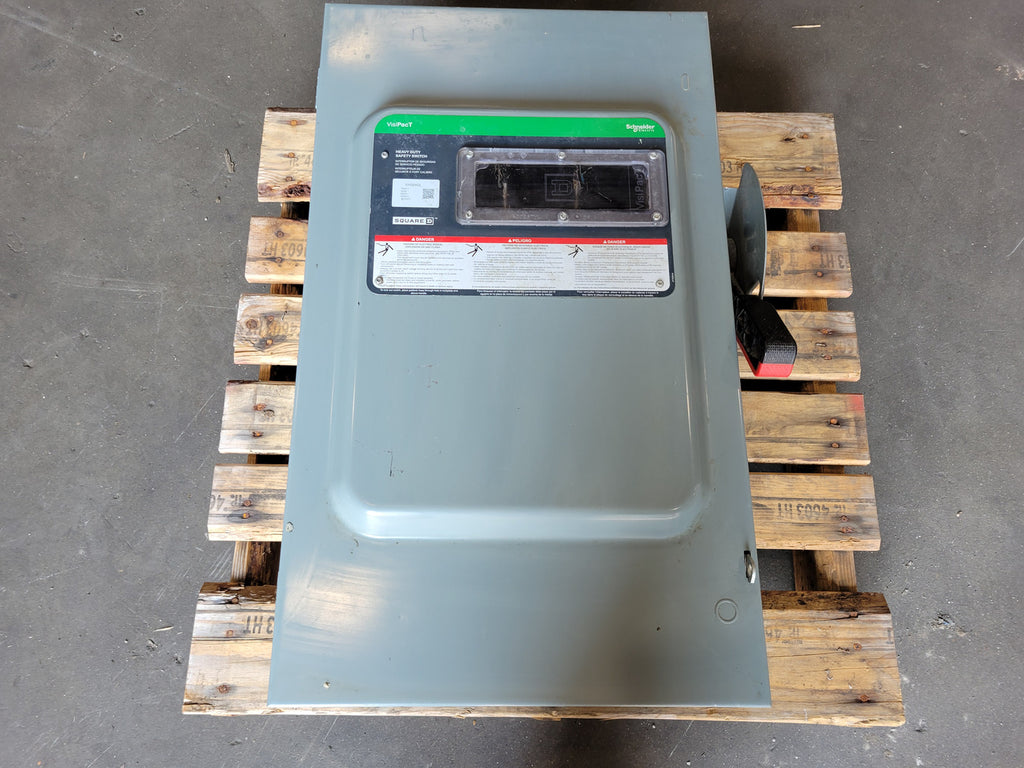 SQUARE D VH364GL 200A 600V 3-Pole VisiPacT Fusible Safety Switch w/ 150A Fuses