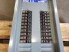 SQUARE D 125A NQOD Panelboard, 42 Space, 3PH, 4W, w/ 125A Main Breaker & (20)-20A Breakers