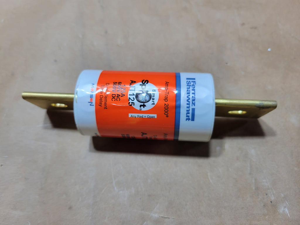 FERRAZ SHAWMUT 125 Amps, 600 Volts, Class J Time-Delay Fuse AJT125