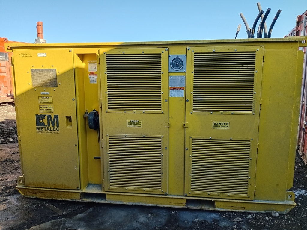 METALEC Underground Substation (Mine Power Center), 800/1000kVA, 4.16kV HV, 600/347V LV
