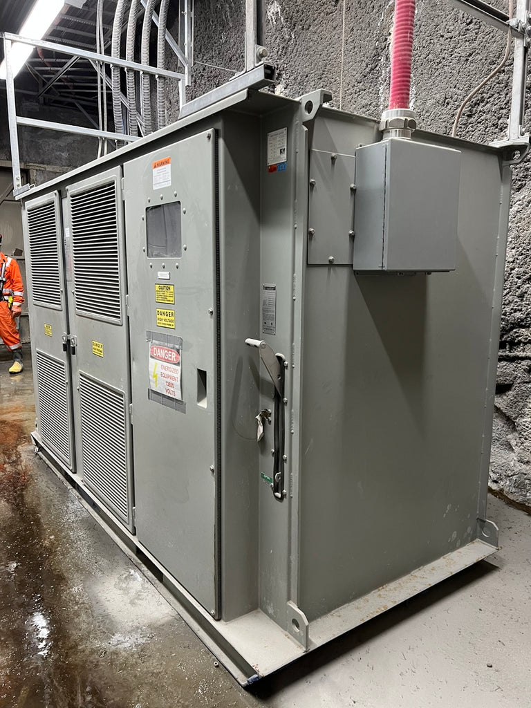 METALEC Underground Substation (Mine Power Center), 800/1000kVA, 13.8kV HV, 600V LV
