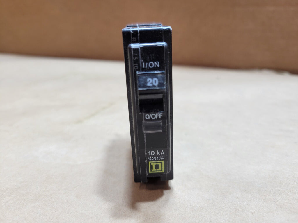 SQUARE D 20 Amp, 1 Pole, 120/240 Volts Circuit Breaker QO120