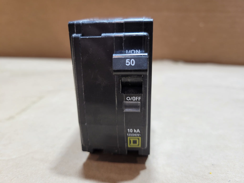SQUARE D 50 Amp, 2 Pole, 120/240 Volt Circuit Breaker QO250