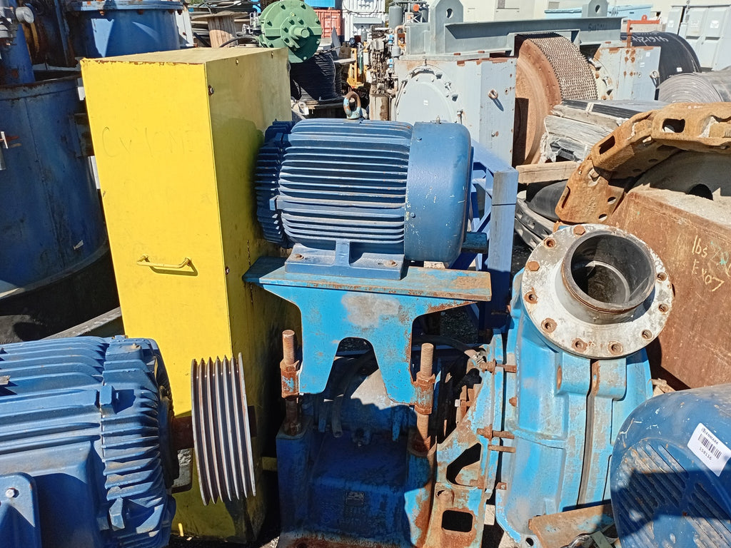 GOULDS SRL-C 8x8-25 Rubber-Lined Slurry Pump w/ 75 HP TECO-Westinghouse Motor