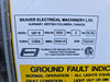 BEAVER 225 kVA Transformer on Cart, 600 pri. volts, 480 sec. volts  RC225JH/X/B w/ Ground Fault Indicator