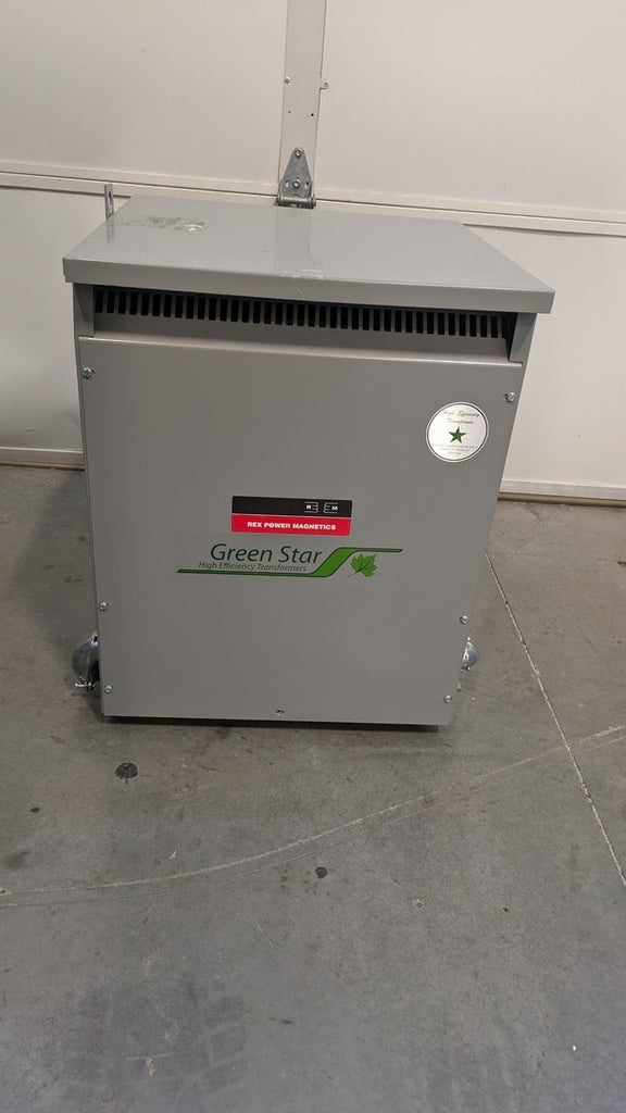 REX POWER MAGNETICS 25 kVA Isolation Transformer, 600 pri. volts, 120/240 sec. volts SC25J-K/Z