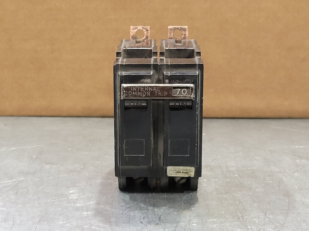 70 Amp, 2 Pole, 120/240 Volts Circuit Breaker THQB270