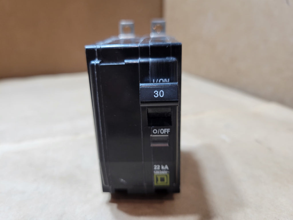 SQUARE D QOB230VH 30A 2-Pole 120/240V 22kA Bolt-On Circuit Breaker