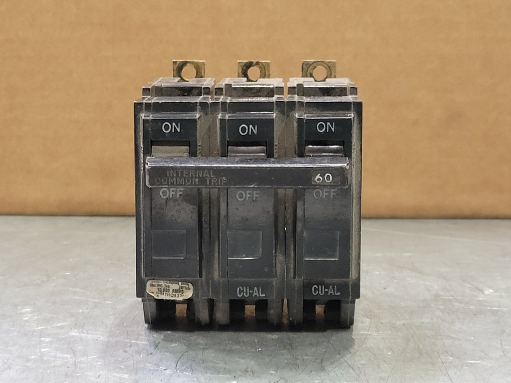 GENERAL ELECTRIC 60 Amp, 3 Pole, 240 Volts Circuit Breaker THQB320