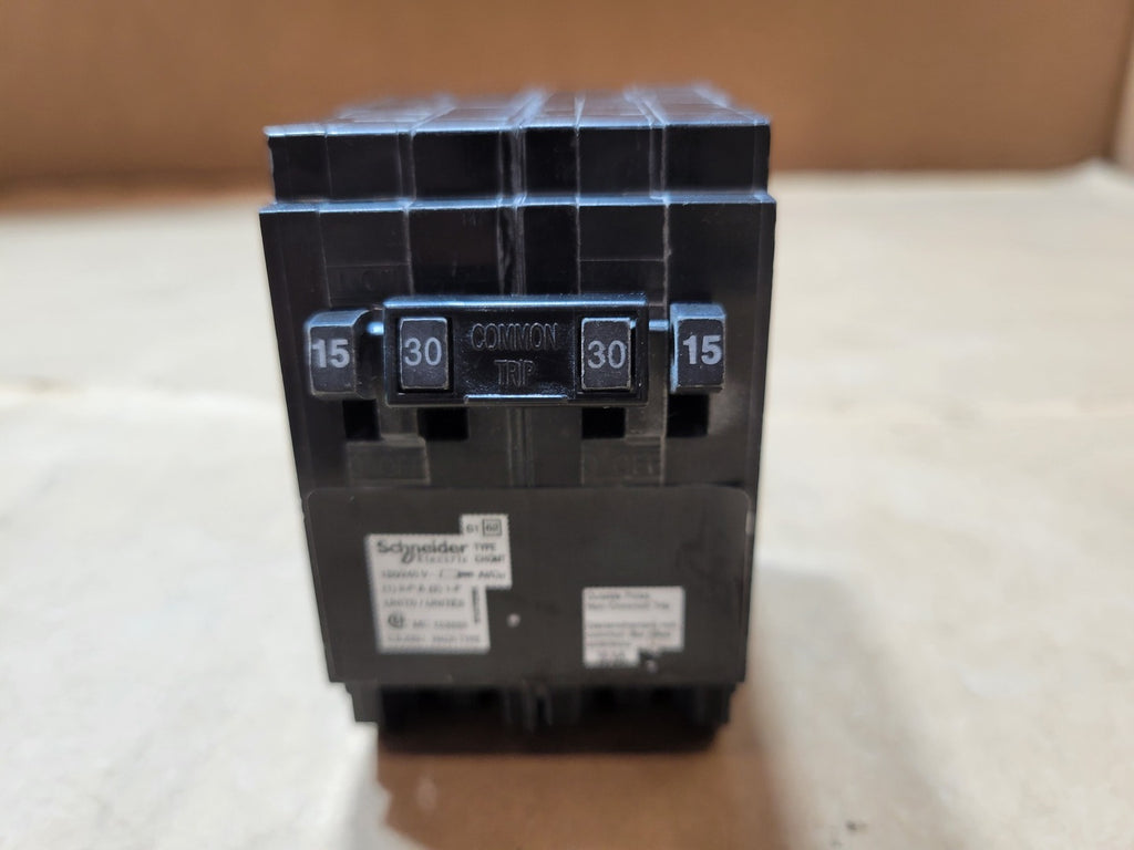 SCHNEIDER ELECTRIC CHOMT1515230 15A/30A Quad Tandem 120/240V 10kA Circuit Breaker