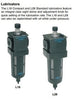 WILKERSON FRL Air Filter Regulator Lubricator Assembly L18 & B18 Series w/ Gauge