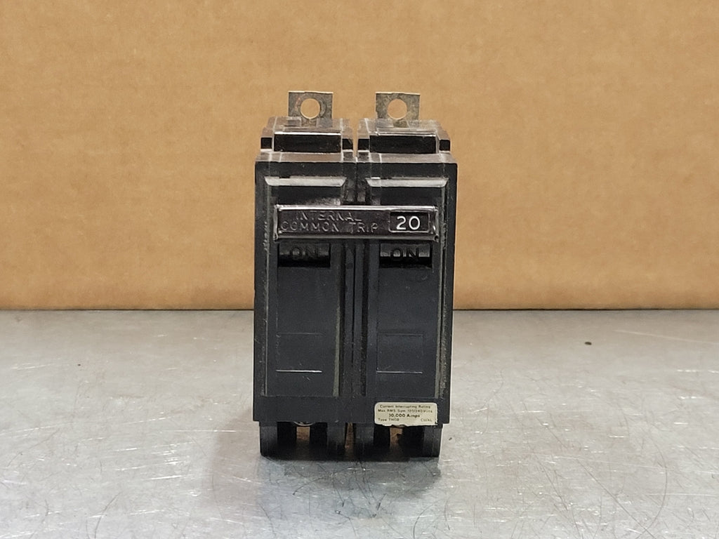 GENERAL ELECTRIC 20 Amp, 2 Pole, 120/240 volts Circuit Breaker THQB220