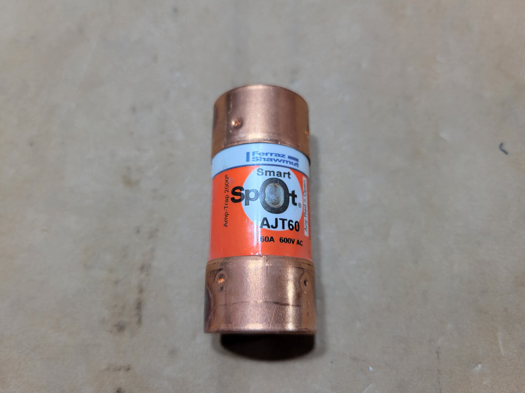 FERRAZ SHAWMUT 60 Amp, 600VAC, Class J Time Delay Fuse AJT60