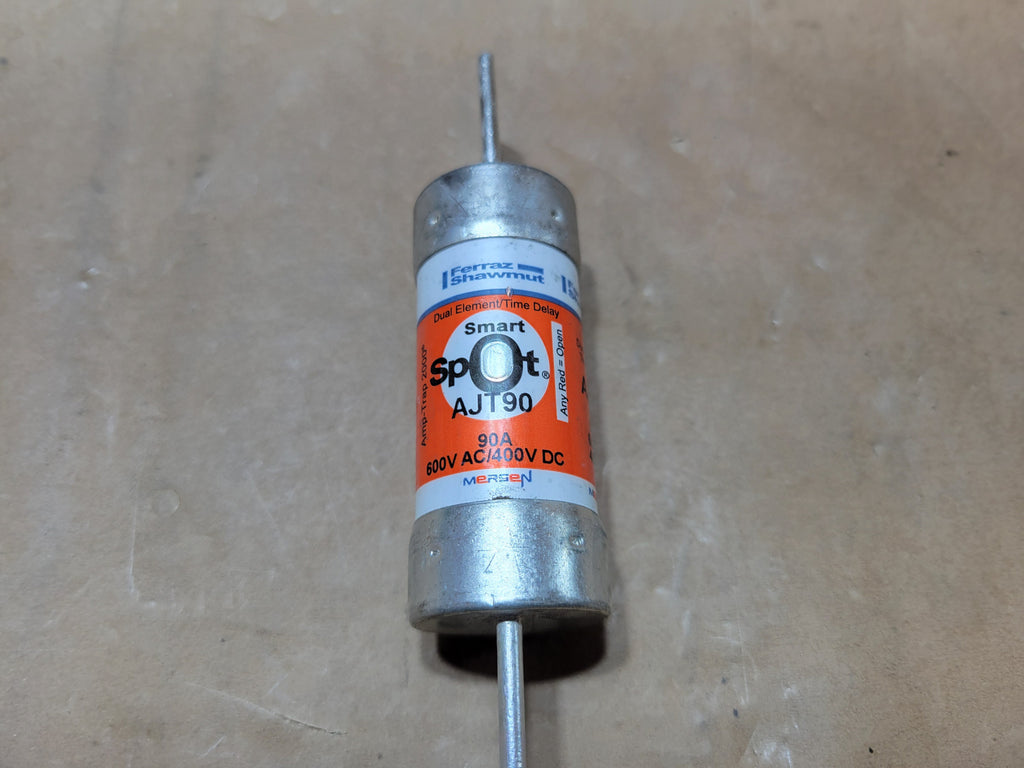 FERRAZ SHAWMUT 90 Amp, 600VAC, Class J Time Delay Fuse AJT90