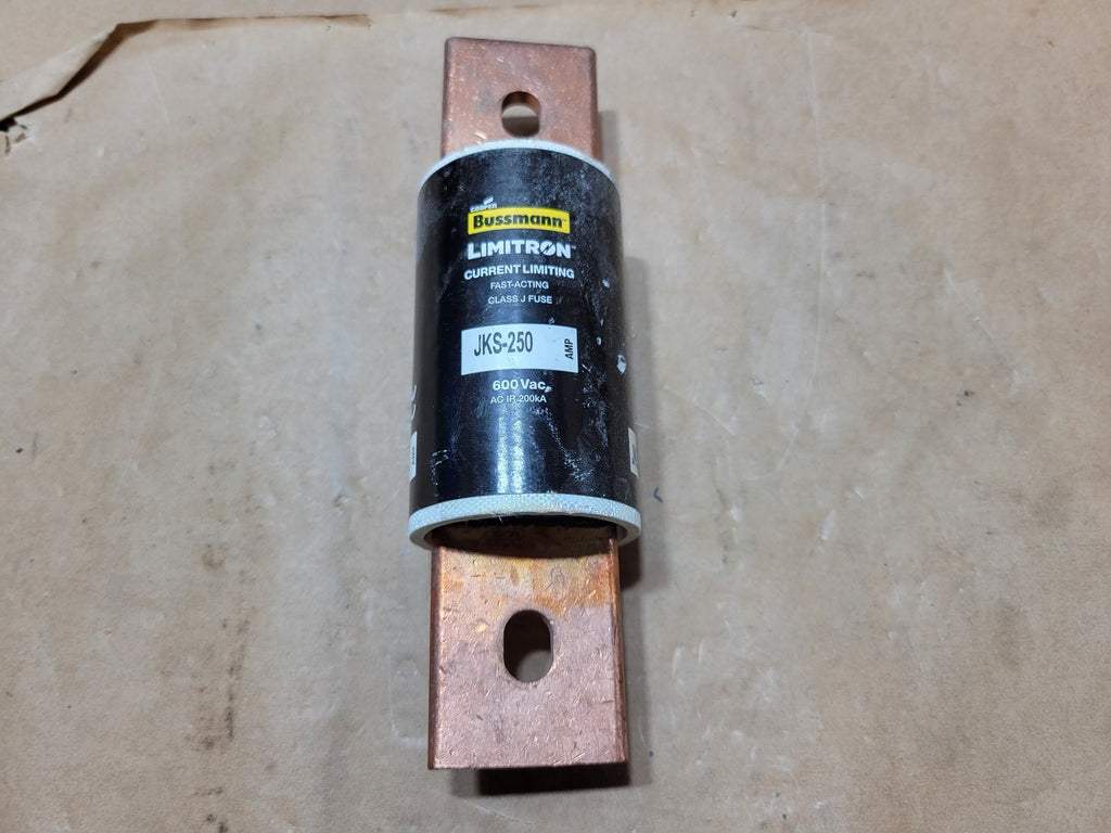 BUSSMANN JKS-250 LIMITRON 250A 600VAC Class J Fast-Acting Current-Limiting Fuse