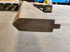 146-1/8" L x 1-1/4" W x 3-3/4" H, 1/2" Tang Press Brake Forming Die