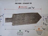 146-1/8" L x 1-1/4" W x 3-3/4" H, 1/2" Tang Press Brake Forming Die