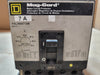 SQUARE D 7 Amp, 3 Pole, 600 Volts Circuit Breaker FAL3600712M