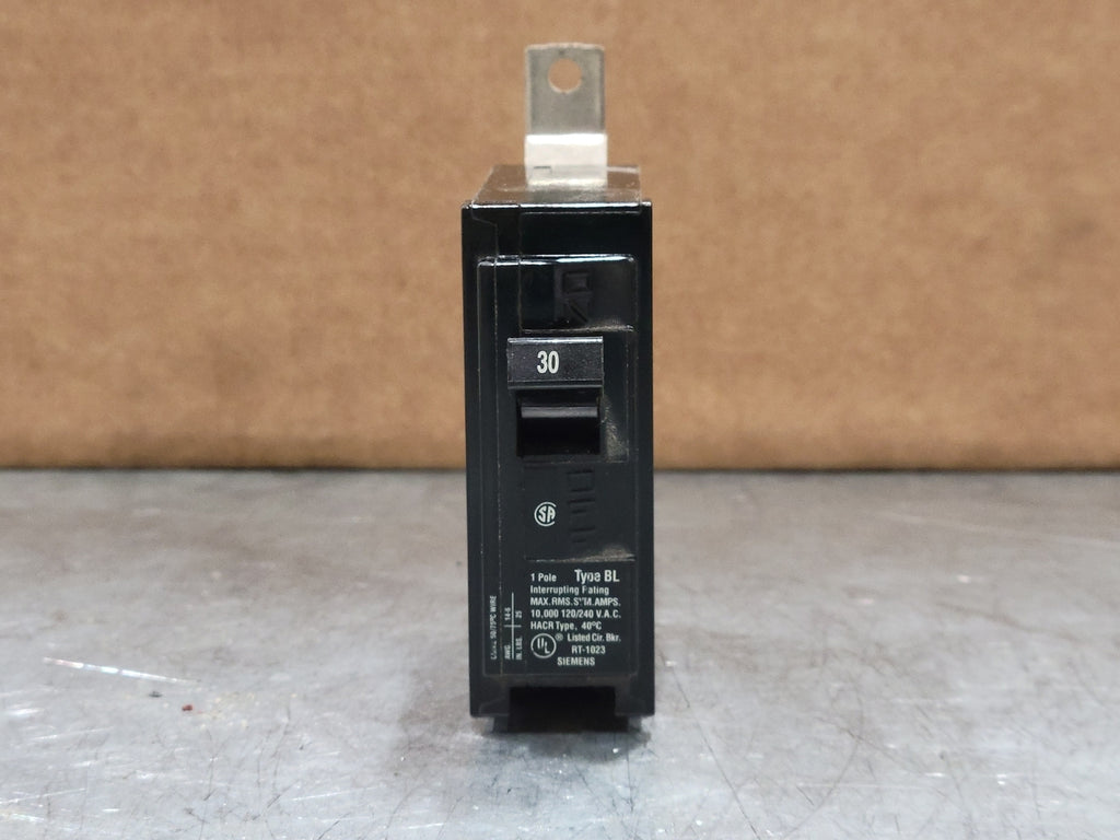 SIEMENS 30 Amp, 1 Pole, 120/240 Volts Circuit Breaker BL130