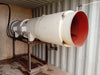 ZIBO DECENT MACHINERY 10,800 - 18,400 CFM Mine Ventilation Fan System, 2x22 kW, 20 ft. Container