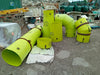 ZIBO DECENT MACHINERY 10,800 - 18,400 CFM Mine Ventilation Fan System, 2x22 kW, 20 ft. Container