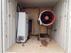ZIBO DECENT MACHINERY 10,800 - 18,400 CFM Mine Ventilation Fan System, 2x22 kW, 20 ft. Container