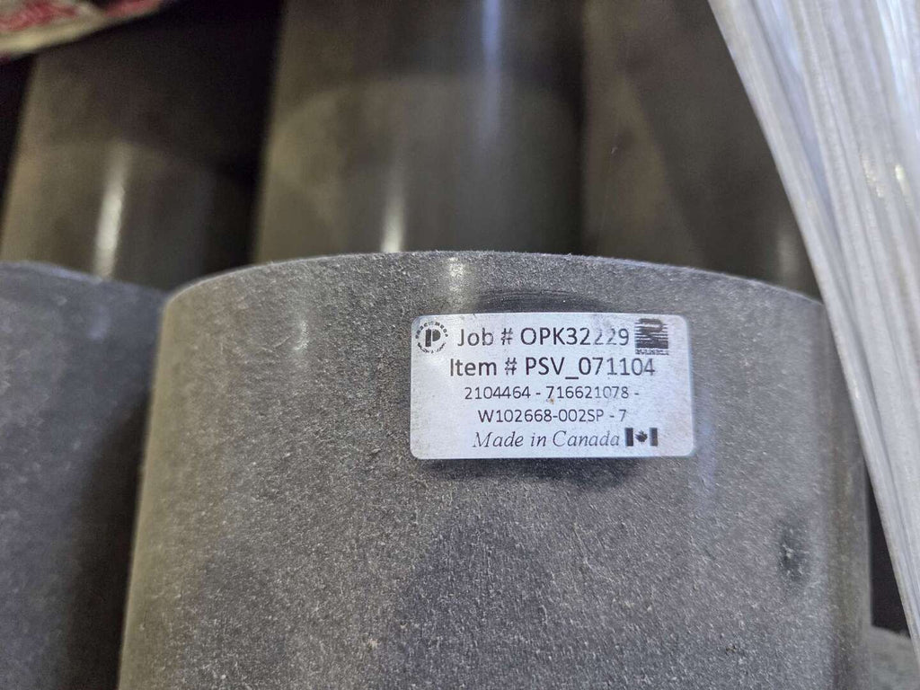 RULMECA Rulmeca Steel Conveyor Roller - 6 in Dia x 10.2 in Long - CEMA D