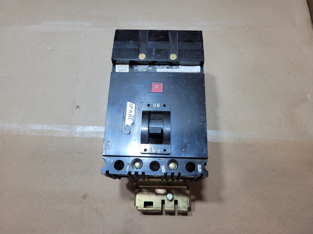 SQUARE D FA32070 70A 3-Pole 240VAC I-Line Molded Case Circuit Breaker