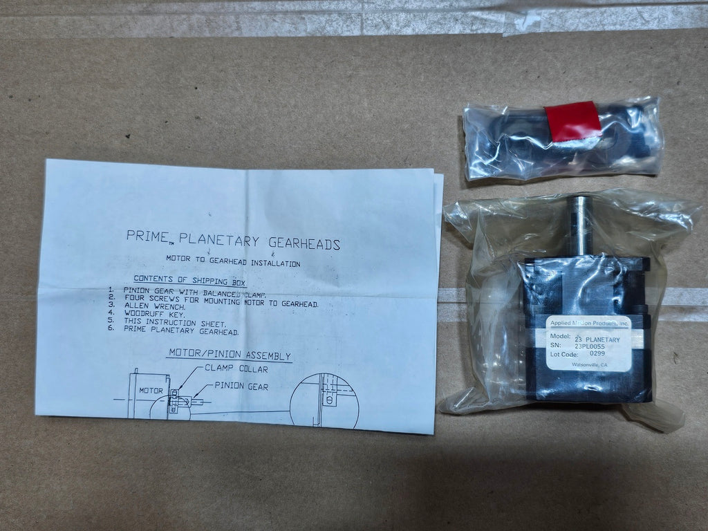 APPLIED MOTION PRODUCTS 23 Planetary Precision Gearhead, Ratio 55:1