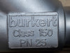 BURKERT Type 2000 B DN50 316L PTFE Pneumatic Angle Seat Valve PN25 Clamp