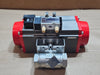 TRIAC F23-TZ-075 3/4-Inch 3600 PSI Stainless Ball Valve with 3R200SR Spring-Return Pneumatic Actuator