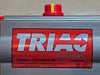 TRIAC F23-TZ-075 3/4-Inch 3600 PSI Stainless Ball Valve with 3R200SR Spring-Return Pneumatic Actuator
