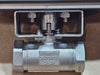 TRIAC F23-TZ-075 3/4-Inch 3600 PSI Stainless Ball Valve with 3R200SR Spring-Return Pneumatic Actuator