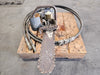 STANLEY HV18 Hydraverter Hydraulic Power Unit w/ DS11 Diamond Concrete Chainsaw & Hoses - 8 GPM
